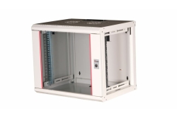 Equip 19 Netzwerkschrank Glastür PM 600x450mm 9HE grau