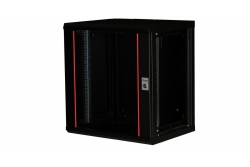 Equip 19 Netzwerkschrank Glastür PM 600x450mm 12HE schwarz