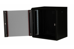 Equip 19 Netzwerkschrank Glastür PM 600x450mm 12HE schwarz