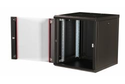 Equip 19 Netzwerkschrank Glastür PM 600x600mm 12HE schwarz