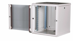 Equip 19 Netzwerkschrank Glastür PM 600x600mm 12HE grau