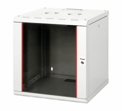 Equip 19 Netzwerkschrank Glastür PM 600x600mm 12HE grau