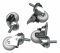 Equip 4xRollen für Serverschränke ECO/Pro-Mount 75mm schwarz