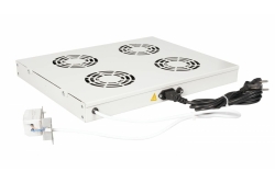 Equip 19 Lüfter für Serverschränke/4xLüfter 1U RAL7035