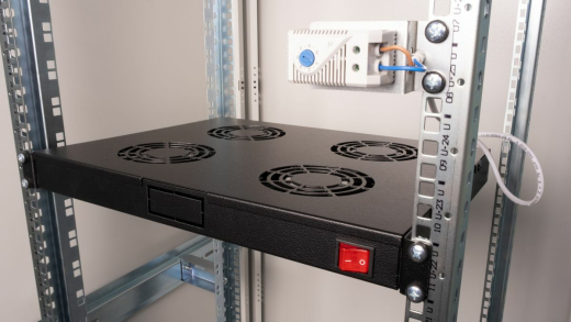 Equip 19 Lüfter für Serverschränke/4xLüfter 1U RAL9005