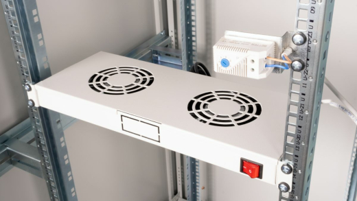Equip 19 Lüfter für Serverschränke/2xLüfter 1U RAL7035