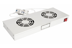Equip 19 Lüfter für Serverschränke/2xLüfter 1U RAL7035