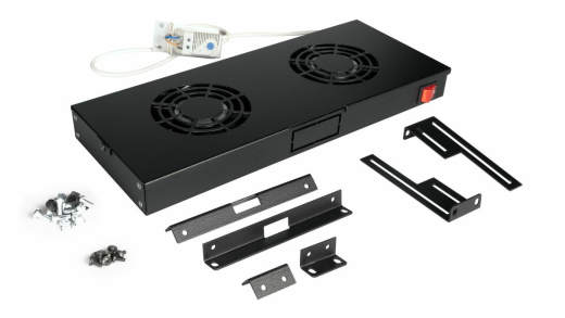 Equip 19 Lüfter für Serverschränke/2xLüfter 1U RAL9005