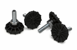 Equip 4xFüße für Serverschränke 60mm...