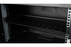 Equip 19 Fachboden fest für Serverschränke 25cm 1U schwarz