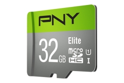 SD MicroSD HC Card 32GB PNY Elite Cl.10 U1 retail