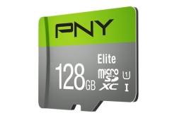 SD MicroSD XC Card 128GB PNY Elite Cl.10 U1 retail