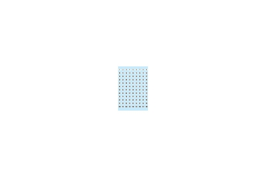HERMA Zahlen 8 mm 1-540 Papier weiß schwarz 5 Bl..