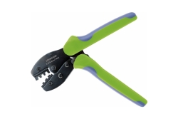 Schwaiger Crimpzange Solar Stecker 2,5-6mm gummiert Griffe