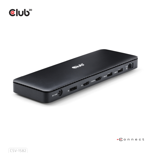 Club3D Thunderbolt4 12-in-1 Dockingstation 3 Displays St/Bu retail