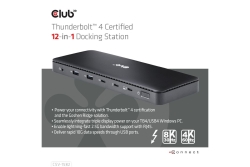 Club3D Thunderbolt4 12-in-1 Dockingstation 3 Displays...