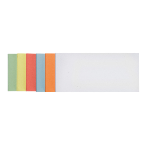 Moderationskarte - Rechteck, 205 x 95 mm, sortiert, 500 Stück