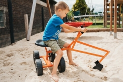 Bagger mit Rädern
