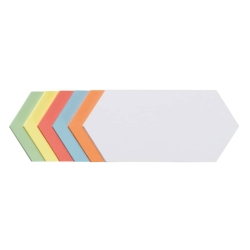 Moderationskarte - Rhombus, 200 x 95 mm, sortiert, 250...