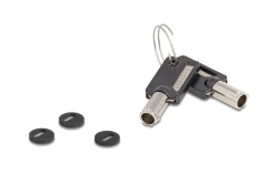 NAVILOCK Dual Notebook Sicherungskabel 2 Kesnington Slots