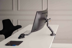 BakkerElkhuizen Monitorarm BE Flexible Single dunkelgrau...