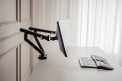 BakkerElkhuizen Monitorarm BE Flexible Dual schwarz retail