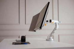 BakkerElkhuizen Monitorarm BE Flexible Dual weiß...