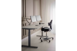 BakkerElkhuizen Monitorarm BE Flexible Dual weiß retail