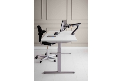 BakkerElkhuizen Monitorarm BE Flexible Dual dunkelgrau retail