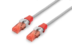 DIGITUS Farbclips für Patchkabel RJ45 100 Stück rot