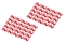 DIGITUS Farbclips für Patchkabel RJ45 100 Stück rot