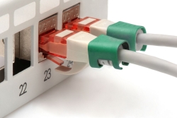 DIGITUS Farbclips für Patchkabel RJ45 100 Stück grün
