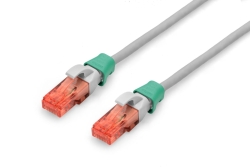 DIGITUS Farbclips für Patchkabel RJ45 100 Stück grün