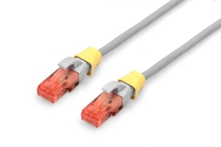 DIGITUS Farbclips für Patchkabel RJ45 100 Stück gelb