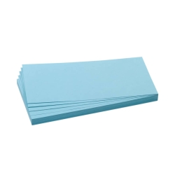 Moderationskarte - Rechteck, 205 x 95 mm, hellblau, 500...