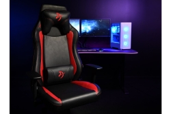 Arozzi Gaming Stuhl Vernazza Black/Red SoftPU