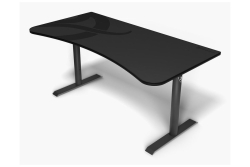 Arozzi Gaming-Tisch Arena Gunmetal - Dark Grey 1/2 160x82cm