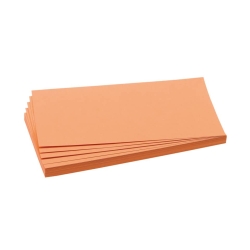 Moderationskarte - Rechteck, 205 x 95 mm, orange, 500...