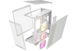 CORSAIR Geh Midi iCUE 3500X RGB (Tempered Glass) White