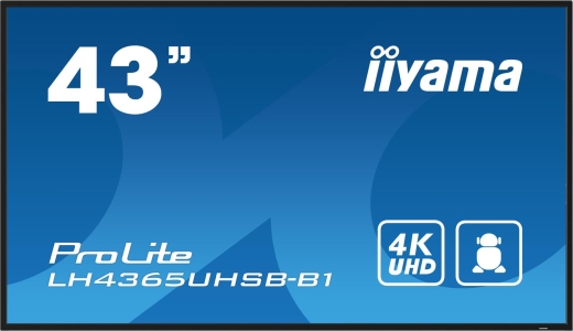 IIYAMA 108cm (43) LH4365UHSB-B1 16:9 2xHDMI+DP+2xUSB IPS retail