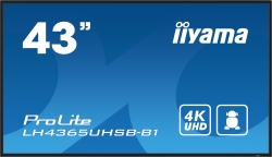 IIYAMA 108cm (43) LH4365UHSB-B1 16:9 2xHDMI+DP+2xUSB IPS...