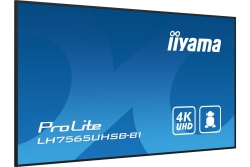 IIYAMA 189.0cm(75) LH7565UHSB-B1 16:9 2xHDMI+DP+2xUSB IPS retail (Speditionsversand)