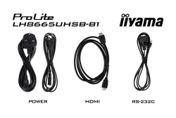 IIYAMA 217.0cm(86) LH8665UHSB-B1 16:9 2xHDMI+DP+2xUSB IPS retail (Speditionsversand)