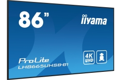 IIYAMA 217.0cm(86) LH8665UHSB-B1 16:9 2xHDMI+DP+2xUSB IPS retail (Speditionsversand)
