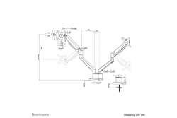 Neomounts TIS 17-32 2TFT weiß Max.9KG