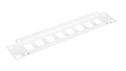 Equip 10 Patchpanel 8xRJ45 Keystone Jacks (leer) 1U grau