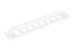 Equip 10 Patchpanel 8xRJ45 Keystone Jacks (leer) 1U grau
