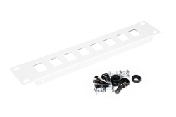 Equip 10 Patchpanel 8xRJ45 Keystone Jacks (leer) 1U grau