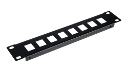 Equip 10 Patchpanel 8xRJ45 Keystone Jacks (leer) 1U schwarz