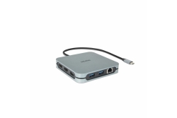 Dicota USB-C 10-in-1 Docking Station 8K HDMI PD 100W silver